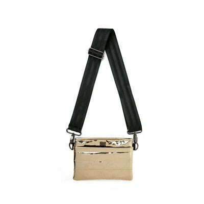 THINK ROYLN - Bum Bag Crossbody in Black Mirror or Gold Mirror, Handbags, THINK ROYLN, Plum Bottom