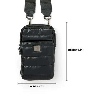 THINK ROYLN - Buzz Me Cell Phone Bag in Pearl Cashmere or Black Pearl, Handbags, THINK ROYLN, Plum Bottom