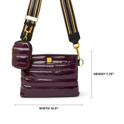 THINK ROYLN - Downtown Crossbody, Handbags, THINK ROYLN, Plum Bottom