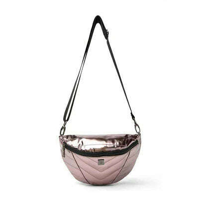 THINK ROYLN - Little Runaway in Misty Metallic Mirror, Handbags, THINK ROYLN, Plum Bottom