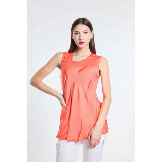 Tina Stephens - Antonia Top - Coral, CLOTHING, Tina Stephens, Plum Bottom