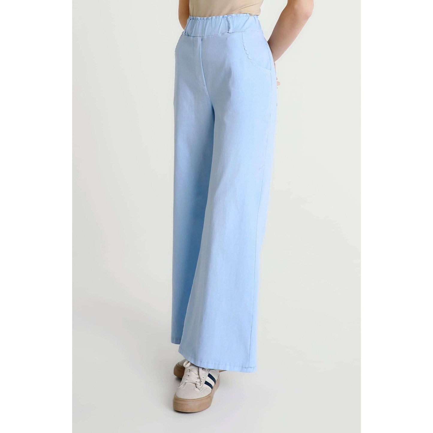 TINA STEPHENS ITALY Hera Flared Leg Pull-on Pant Jeans, CLOTHING, TINA Stephens Italy/Tees By Tina, Plum Bottom