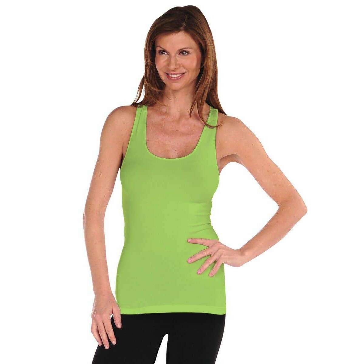 [TINA Stephens Italy/Tees By Tina - Sorbtek Racer Back Tank (303SRB): 121 Kiwi], [CLOTHING], [TINA Stephens Italy/Tees By Tina], [Plum Bottom].
