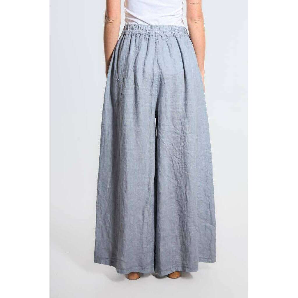 [TINA Stephens Italy/Tees By Tina - Angelena Linen Wide Leg Pant (PL187): 681 Blush], [], [TINA Stephens Italy/Tees By Tina], [Plum Bottom].