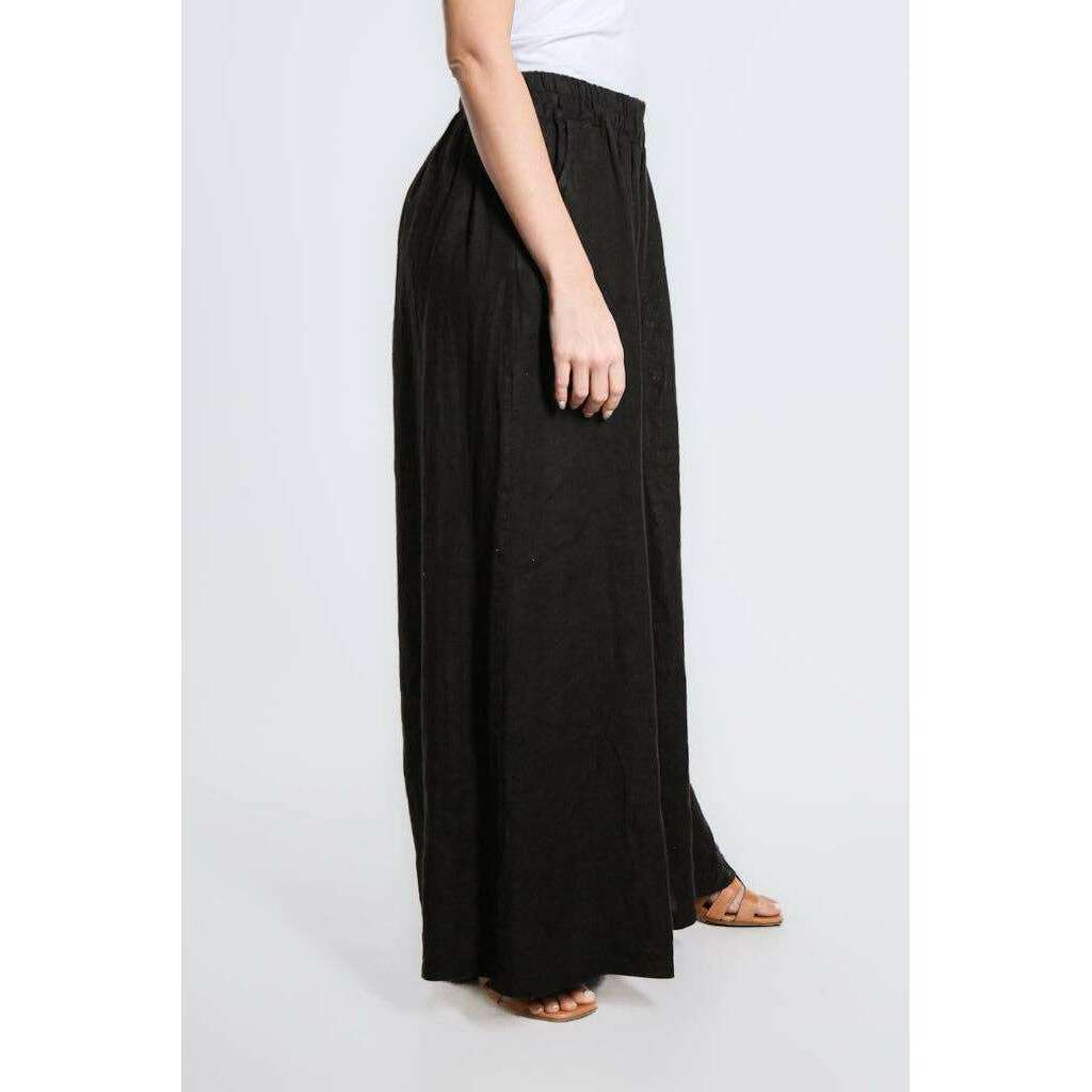 [TINA Stephens Italy/Tees By Tina - Angelena Linen Wide Leg Pant (PL187): 681 Blush], [], [TINA Stephens Italy/Tees By Tina], [Plum Bottom].