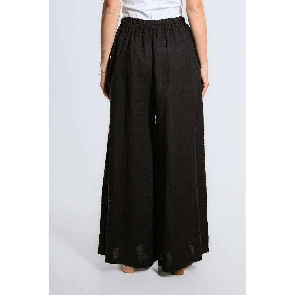 [TINA Stephens Italy/Tees By Tina - Angelena Linen Wide Leg Pant (PL187): 681 Blush], [], [TINA Stephens Italy/Tees By Tina], [Plum Bottom].