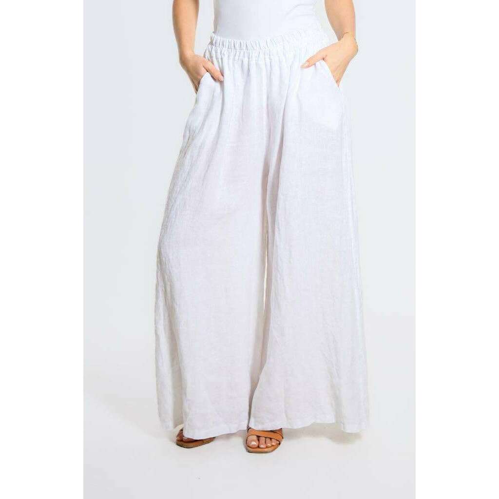 [TINA Stephens Italy/Tees By Tina - Angelena Linen Wide Leg Pant (PL187): 681 Blush], [], [TINA Stephens Italy/Tees By Tina], [Plum Bottom].