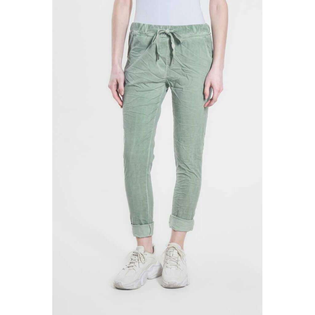 [TINA Stephens Italy/Tees By Tina - Haley Stretch Tie Waist Pant (PL119): 100 White / One Size], [], [TINA Stephens Italy/Tees By Tina], [Plum Bottom].