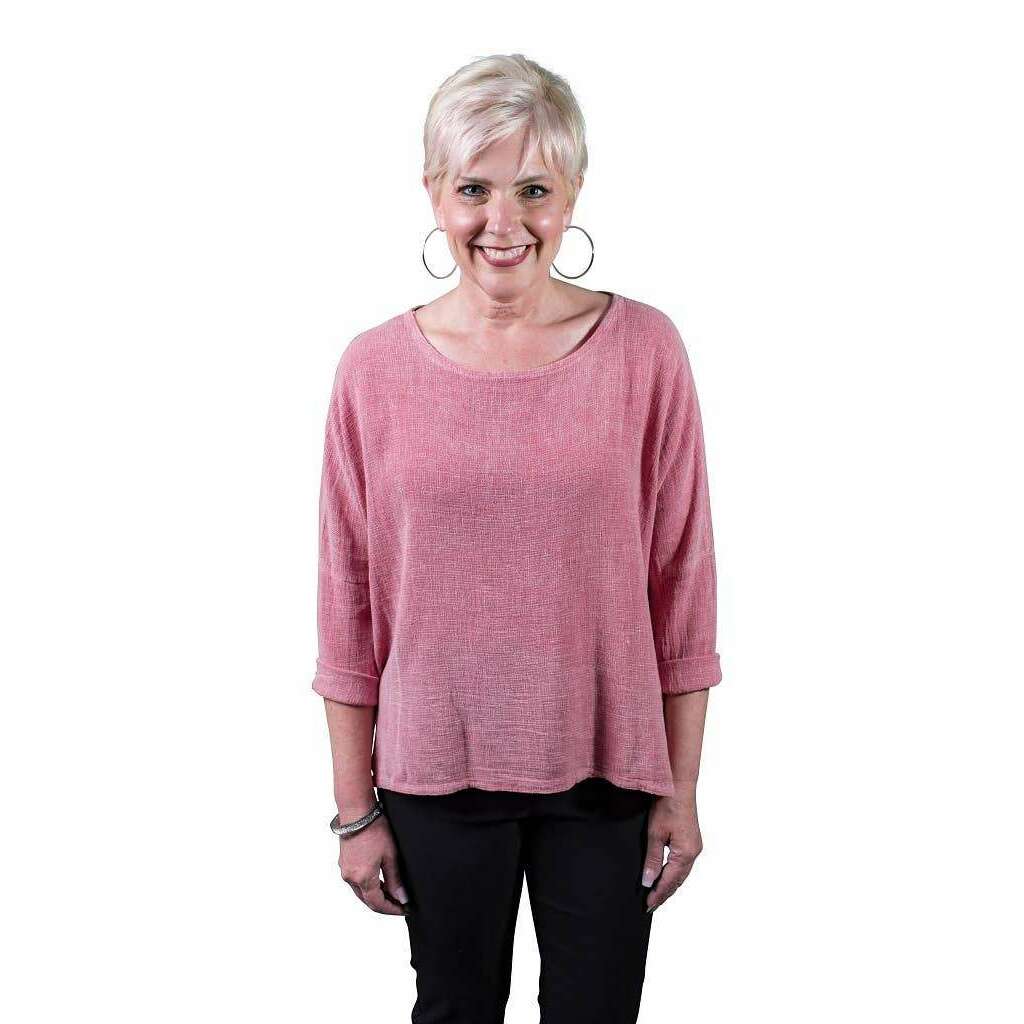 [TINA Stephens Italy/Tees By Tina - Noa Long Sleeve Raglan Top (BLS116): 100 White], [], [TINA Stephens Italy/Tees By Tina], [Plum Bottom].