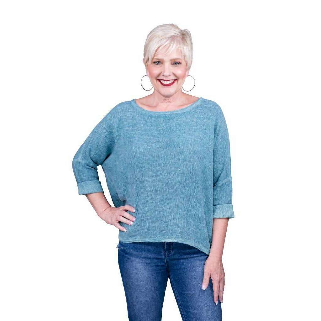 [TINA Stephens Italy/Tees By Tina - Noa Long Sleeve Raglan Top (BLS116): 100 White], [], [TINA Stephens Italy/Tees By Tina], [Plum Bottom].