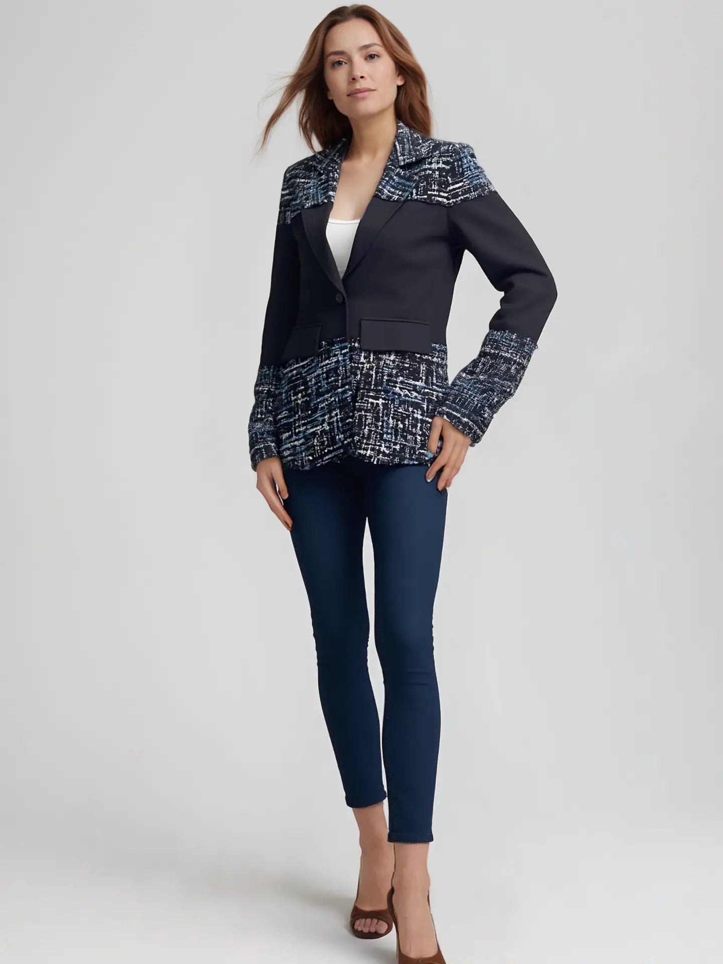 ELLYNDALE- Blazer Tweed