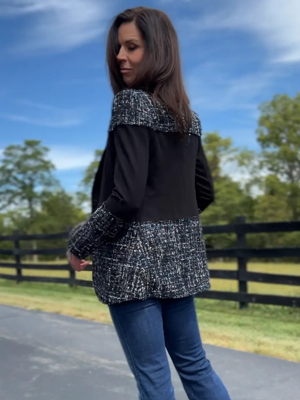 ELLYNDALE- Blazer Tweed