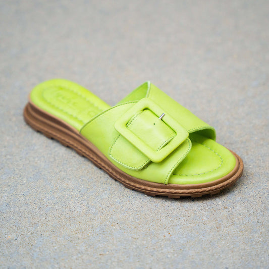 TYCHE Monroe Flat Sandal, Sandals, Tyche International, Plum Bottom