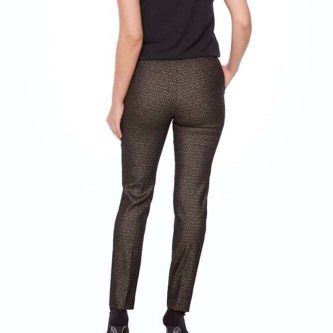 UP! - GOLDY TECHNO FULL LENGTH PANT, CLOTHING, up!, Plum Bottom