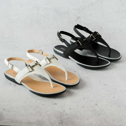 VANELi - Walk - Black or White, Sandals, Van Eli, Plum Bottom