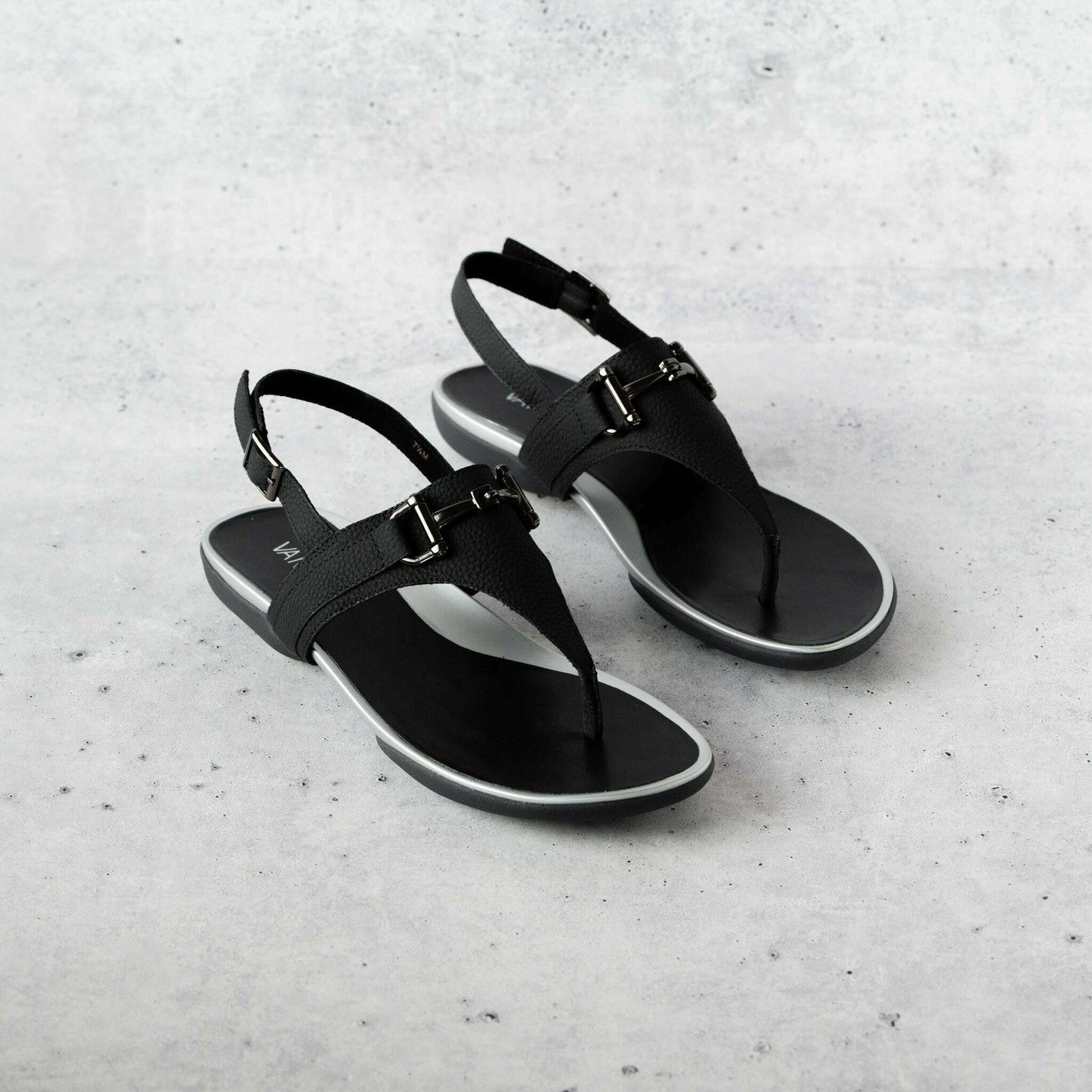 VANELi - Walk - Black or White, Sandals, Van Eli, Plum Bottom