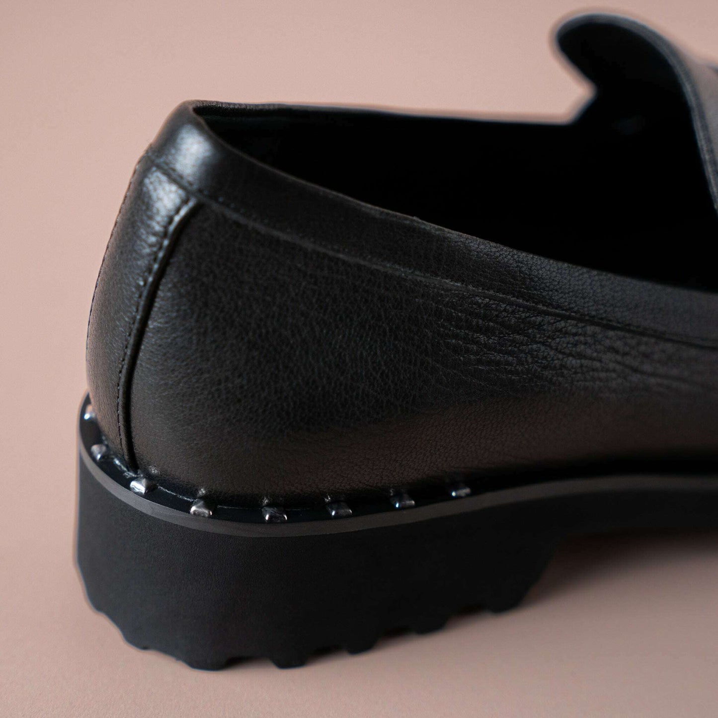 Vaneli - Zona - Black Leather or Chrome, Loafers, Van Eli, Plum Bottom