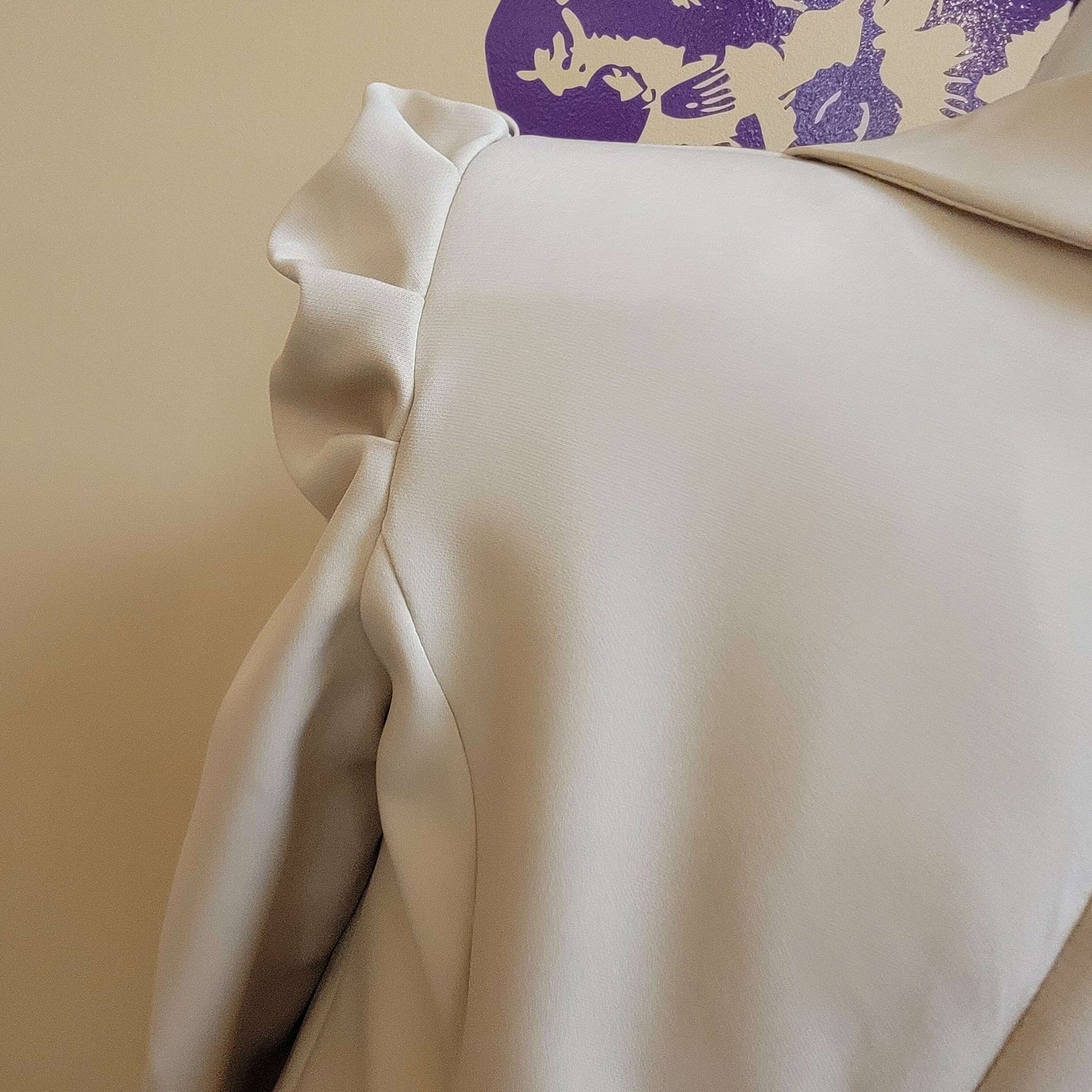 Venti6 - Puffed Sleeve Jacket - Beige, CLOTHING, Venti6, Plum Bottom