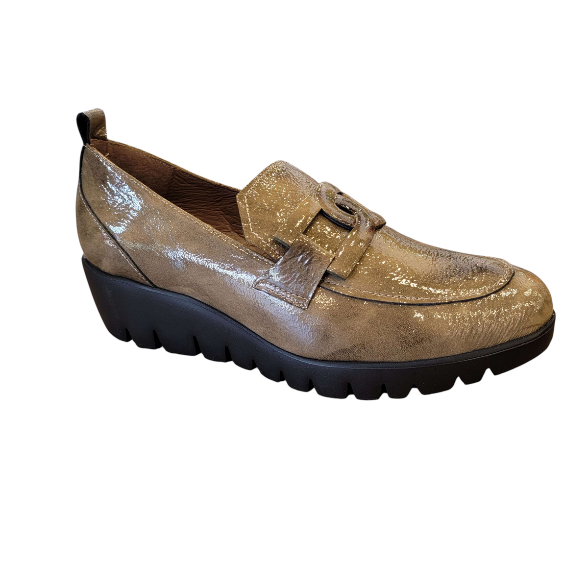 WONDERS C-33303 Wedge Loafer, Loafers, WONDERS, Plum Bottom