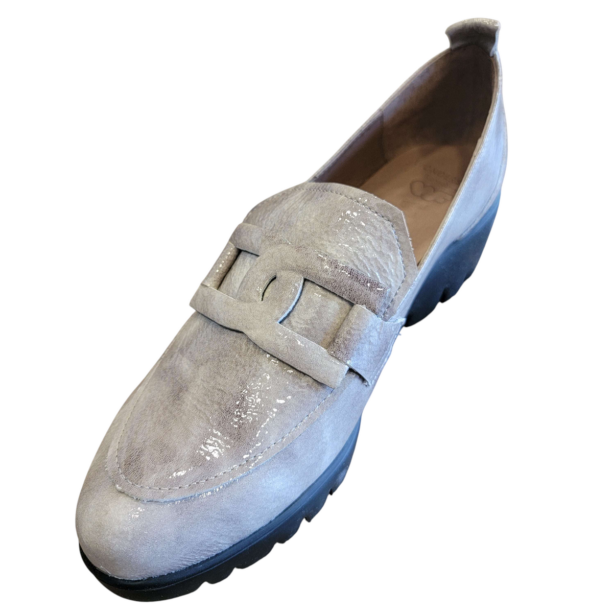WONDERS C-33303 Wedge Loafer, Loafers, WONDERS, Plum Bottom