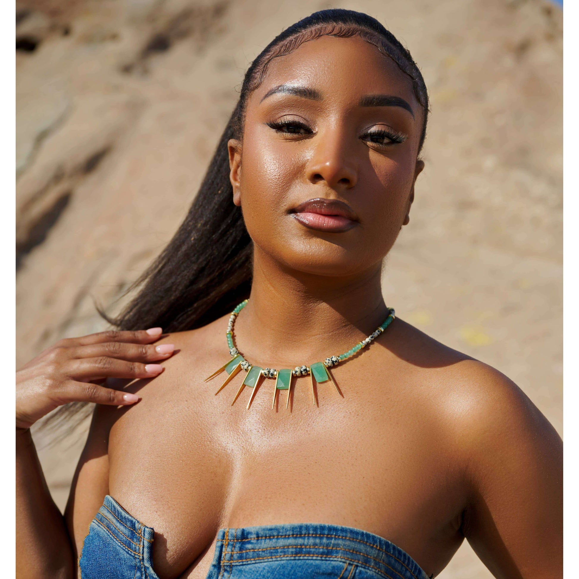 [XTRA by Stacey - The Clover Necklace], [JEWELRY], [XTRA by Stacey], [Plum Bottom].