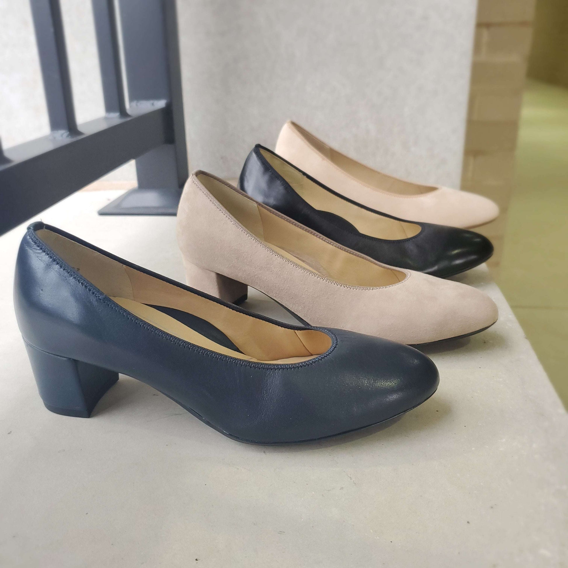 [Ara- Kendall 11486 Rounded Toe Comfort Pump], [Pumps], [Ara], [Plum Bottom].