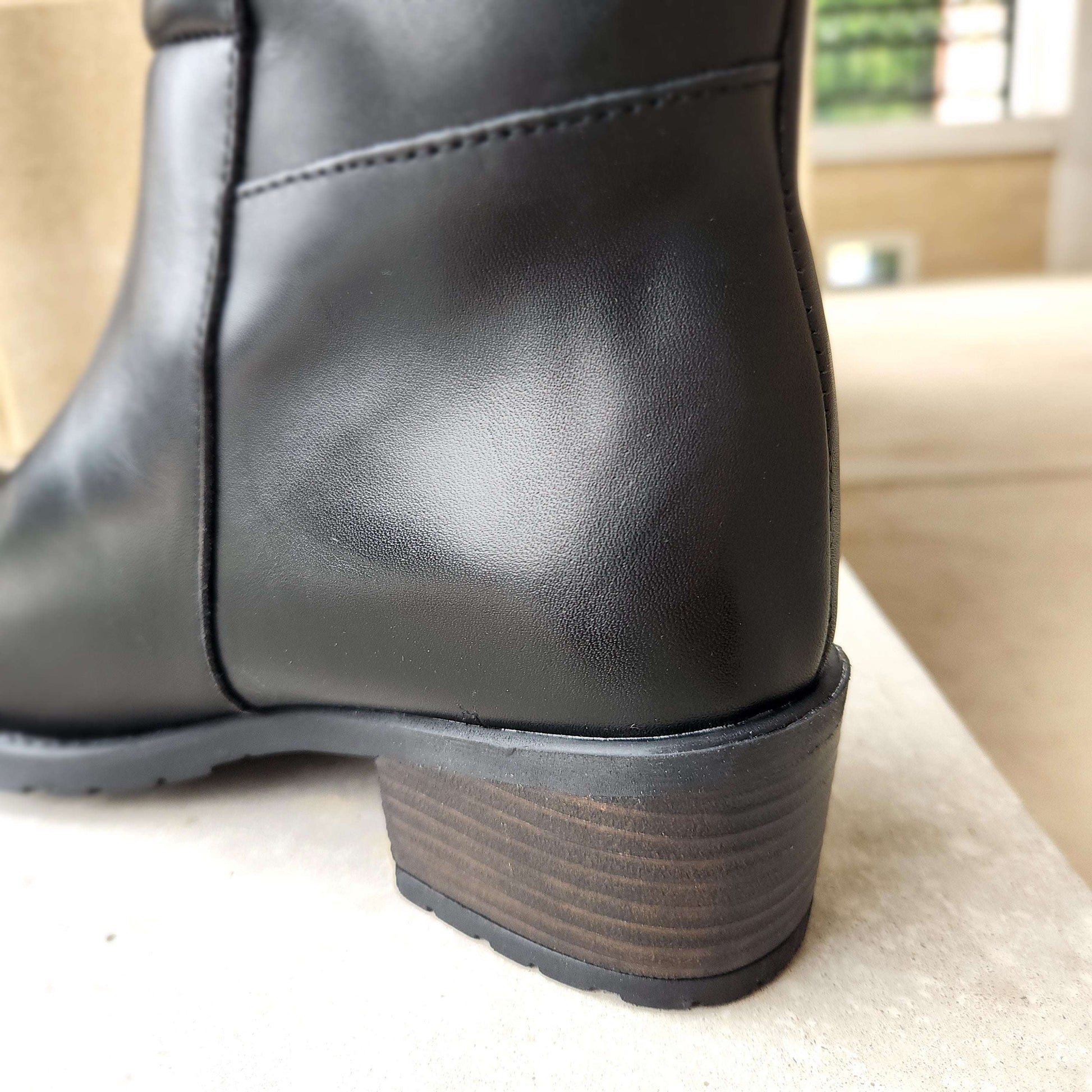 Eric Michael - Lauren Waterproof Tall Leather Boot, Boots, Eric Michael, Plum Bottom