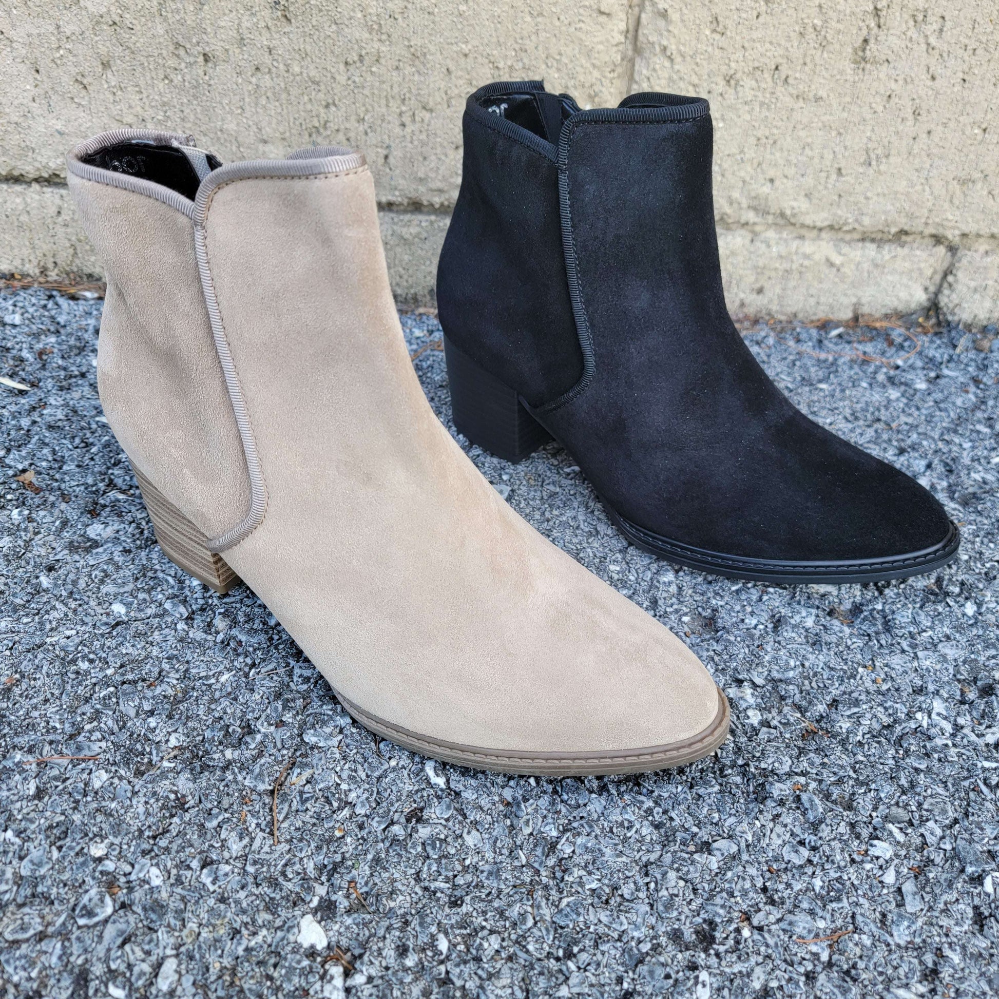 Gabor - Ankle Boot Black /Desert Suede, Boot, Gabor, Plum Bottom