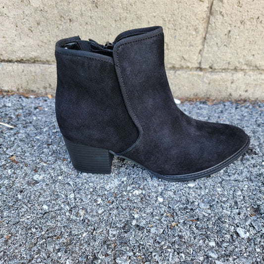 Gabor - Ankle Boot Black /Desert Suede, Boot, Gabor, Plum Bottom
