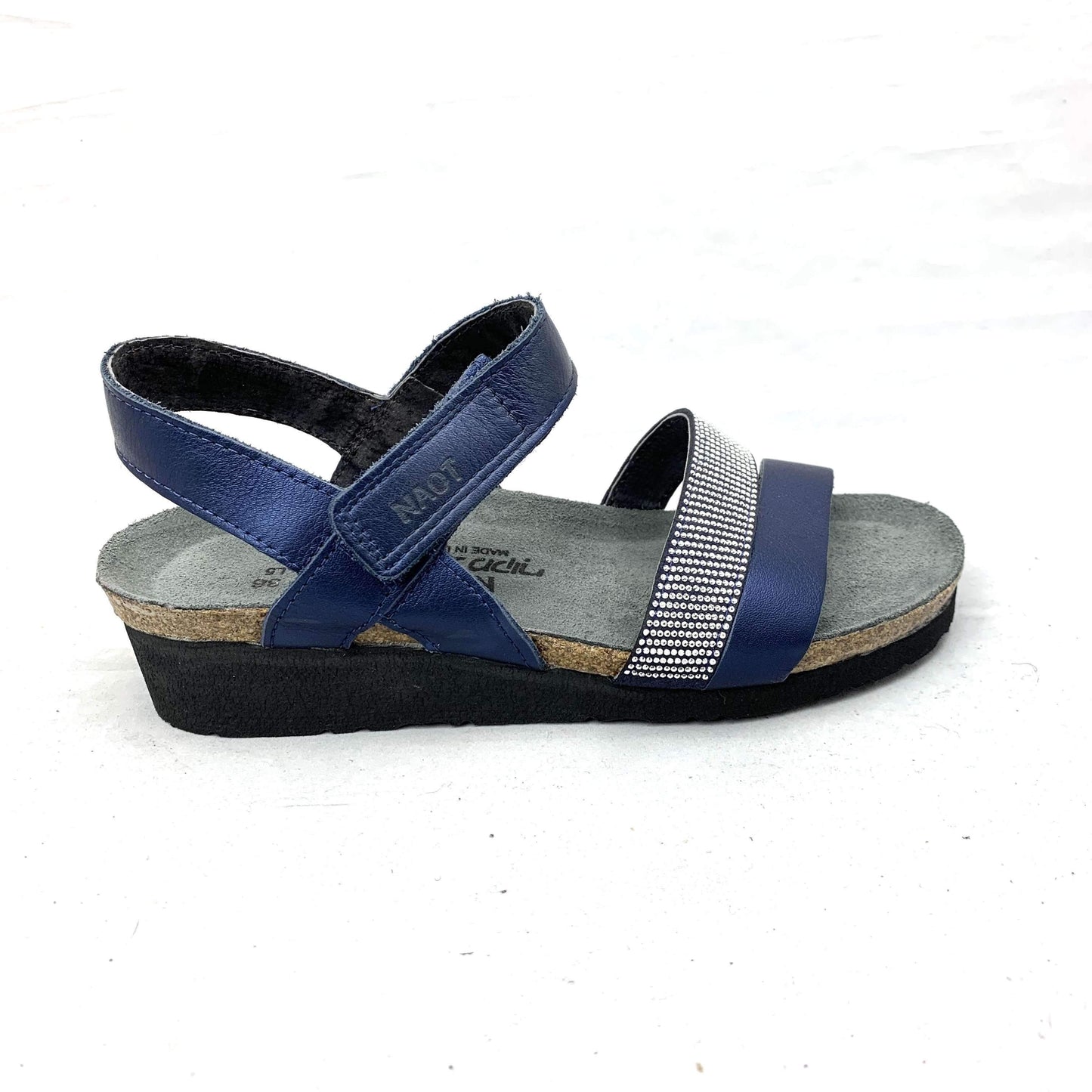 [Naot - Krista Bling Sandal], [Sandals], [Yaleet], [Plum Bottom].