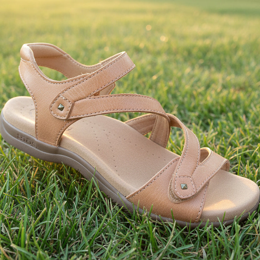 TAOS Big Time Flat Sandal, Sandals, TAOS, Plum Bottom