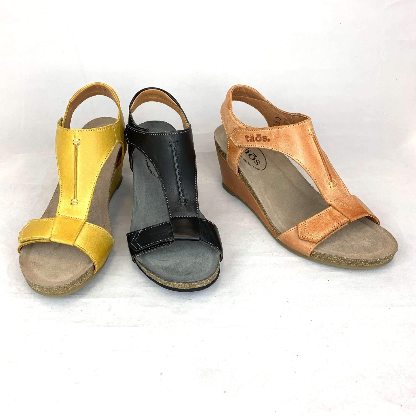 [Taos- Sheila Wedge with Adjustable Straps], [Sandals], [TAOS], [Plum Bottom].