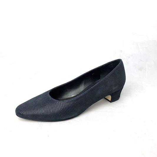 [Vaneli- Astyr Low Heel Pump with E-Print], [Pumps], [Van Eli], [Plum Bottom].