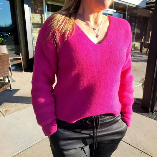 Wild Pink - Clarkson Sweater, CLOTHING, GENTLE FAWN, Plum Bottom